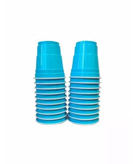 20 tyrkysových amerických shotů 4 cl