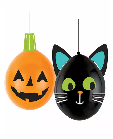 2 DIY latexové balónky Halloween Friends 30 cm