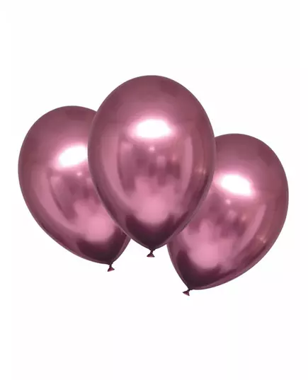 Saténové růžové latexové balónky 28 cm