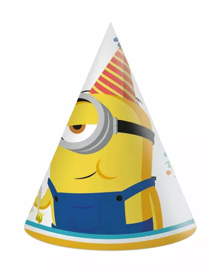 6 party kloboučků Minions