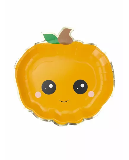8 papírových talířů Sweety Pumpkin 23 cm