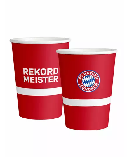 8 papírových kelímků FC Bayern Mnichov 250 ml