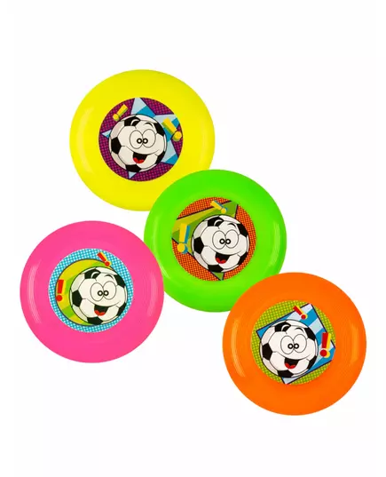 Příslušenství k piñatě – 4 vícebarevné frisbee 9 cm