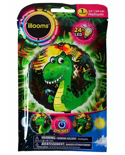 Illooms® LED fóliový balónek drak 50 cm