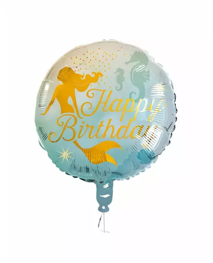 Fóliový balónek Mermaid Happy Birthday 45 cm