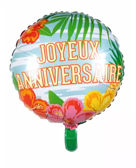 Fóliový balónek Happy Birthday Paradise 45 cm