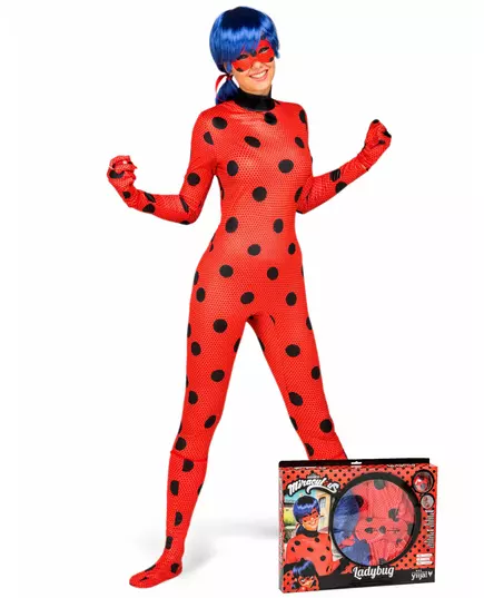 Kompletní kostým Miraculous Ladybug pro dospělé, Velikost: X-Small