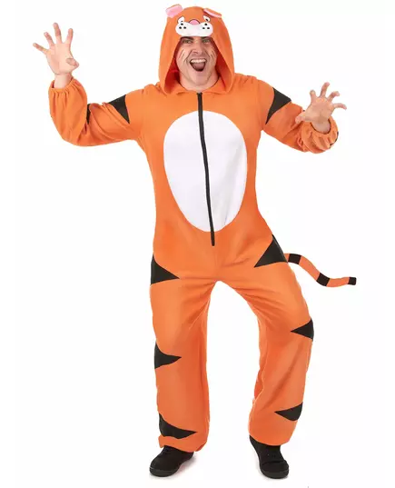 Pánský tygří overal s kapucí