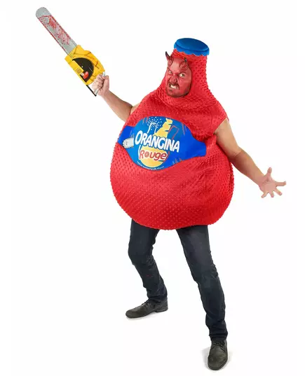Kostým lahve Orangina (červený)
