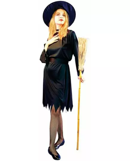 Černý čarodějnický kostým pro ženy Halloween