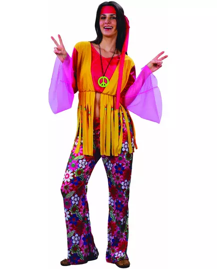Hippie kostým pro ženy, Velikost: Medium
