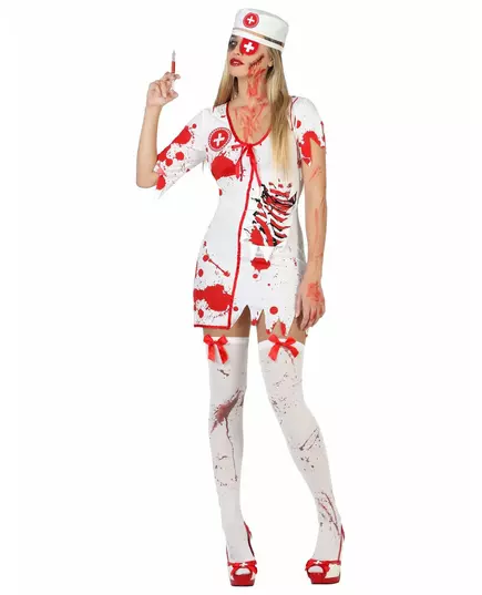 Krvavý kostým zdravotní sestry pro ženy Halloween, Velikost: X-Small/Small