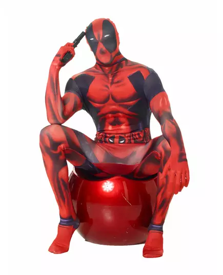 Klasický kostým Deadpool Morphsuit pro dospělé, Velikost: L(max 180 cm)
