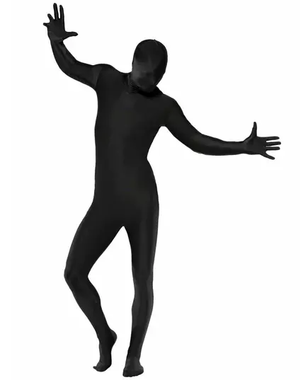 Černý „second skin“ kostým pro dospělé