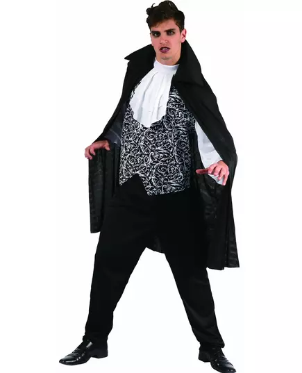 Stříbrný upírský kostým pro muže