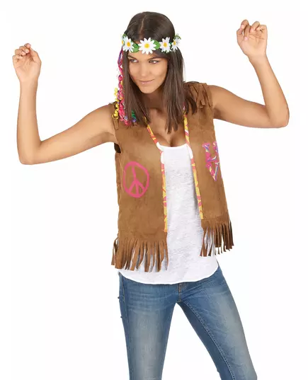 Hippie vesta pro ženy 55 cm