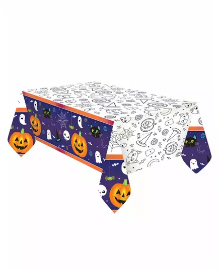 Papírový ubrus Halloween Friends 1,2 x 1,8 m