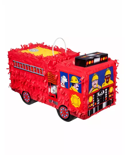 Piñata hasičské auto 43 x 24 cm