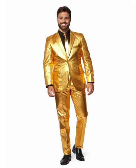 Mr. Groovy Gold pánský kostým Opposuits, Velikost: Small (EU 44-46)