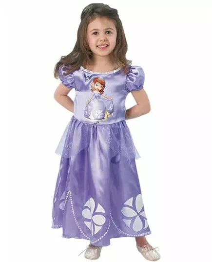 Klasický kostým Disney princezny Sofie pro dívky, Velikost: 3-4 let (90 to 104 cm)