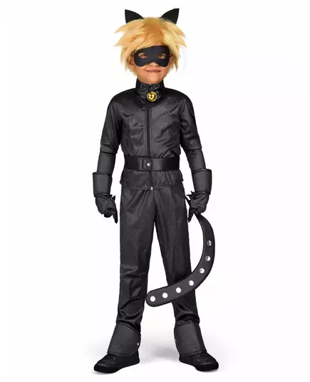 Kompletní kostým Miraculous Black Cat pro děti, Velikost: 6-8 let (125 -135 cm)