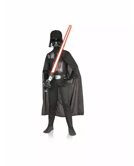 Klasický kostým Darth Vader pro chlapce, Velikost: 9-10 let (134 to 140 cm)