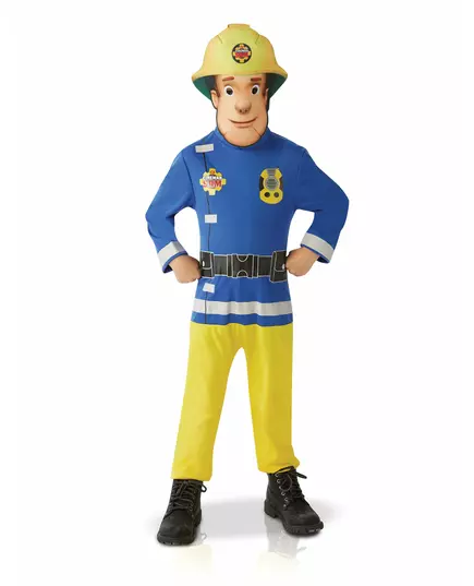 Klasický kostým Fireman Sam pro děti, Velikost: 2-3 let (83 to 97 cm)