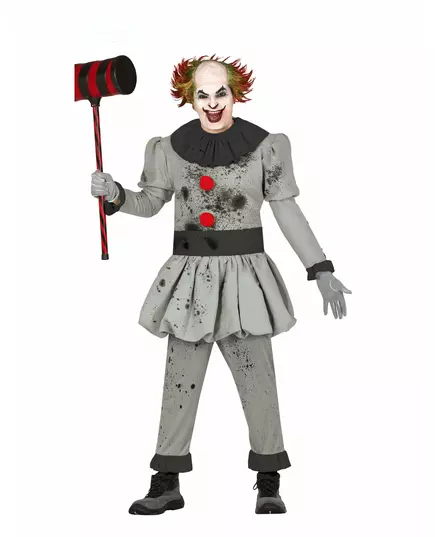 Psychopatický klaunský kostým pro muže, Velikost: M(48-50)