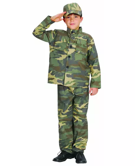 Kostým vojáka pro chlapce, Velikost: 4-6 let (110-120 cm)