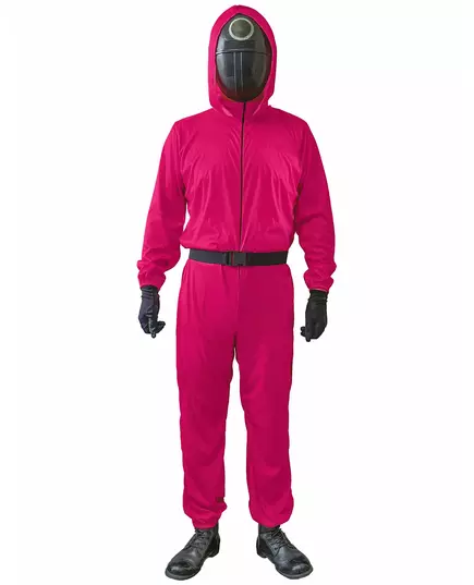 Kostým růžového „gamekeepera“ pro dospělé, Velikost: Small/Medium (160-175cm)