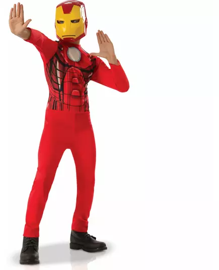 Klasický kostým Iron Man pro chlapce, Velikost: 7-8 let (122 to 128 cm)