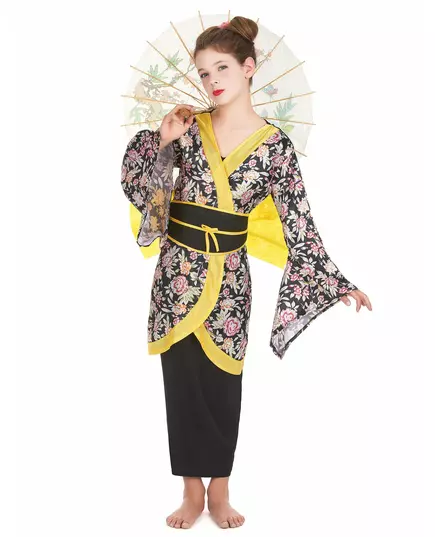 Kostým japonské dívky, Velikost: 4-6 let (110-120 cm)