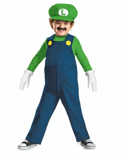 Kostým Luigi pro miminka, Velikost: 2 let (84-91 cm)