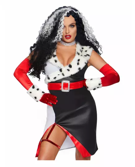 Luxusní sexy hell diva kostým pro ženy, Velikost: S(36-38)