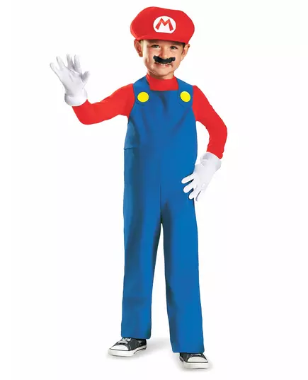 Kostým Mario pro děti, Velikost: 3-4 let (97 - 109 cm)