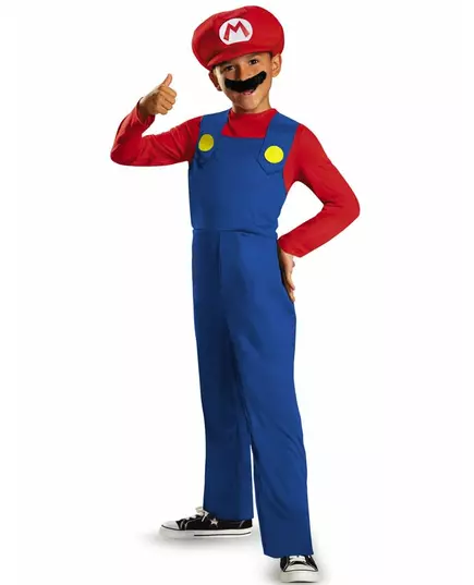 Dětský overal Mario, Velikost: 5-6 let (109 - 126 cm)