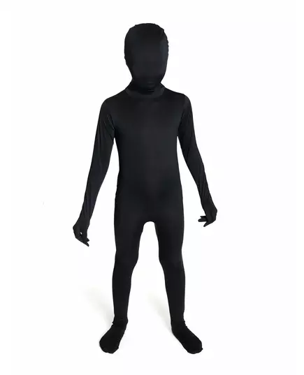 Morphsuits dětský černý overal, Velikost: 10-12 letL(136-152 cm)