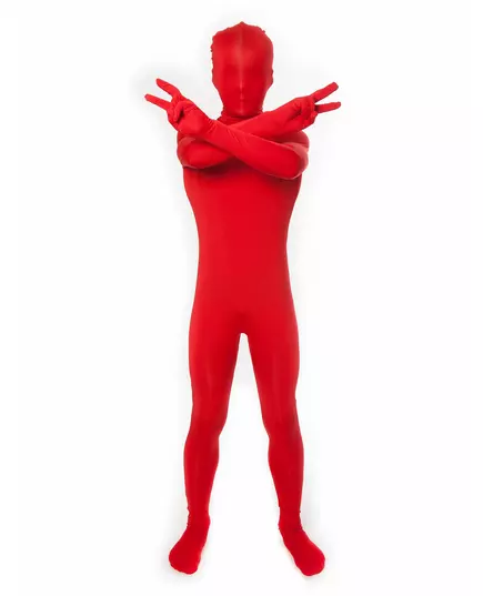 Morphsuits červený overal pro děti, Velikost: 10-12 letL(136-152 cm)