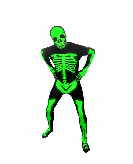 Morphsuits svítící kostlivec ve tmě – dětský kostým