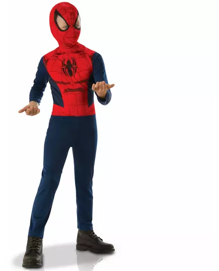Klasický kostým Spiderman pro chlapce, Velikost: 5-6 let (110 to 116 cm)