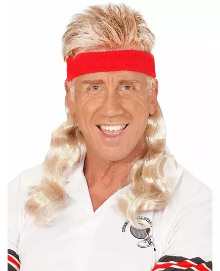 Blond mullet čelenka pro dospělé