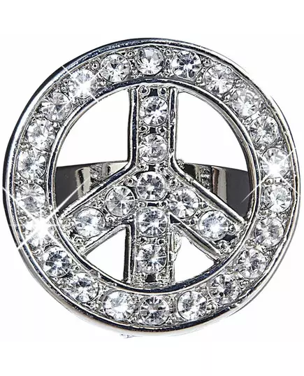 Hippie prsten se štrasem pro dospělé