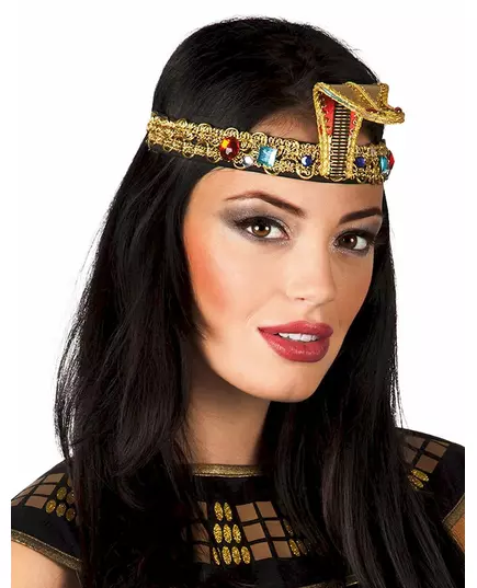 Egyptská čelenka s umělými drahokamy pro dospělé