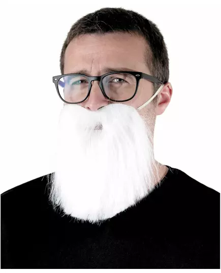 Bílý hipsterský plnovous pro dospělé