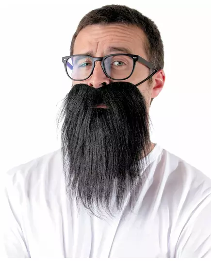 Černý hipsterský plnovous pro dospělé