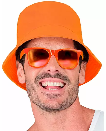 Fluorescenčně oranžový bob pro dospělé