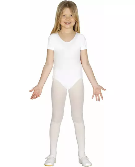 Dětské bílé body s krátkým rukávem, Velikost: 3-4 let (95-105 cm)