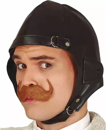 Černá aviator čepice pro dospělé