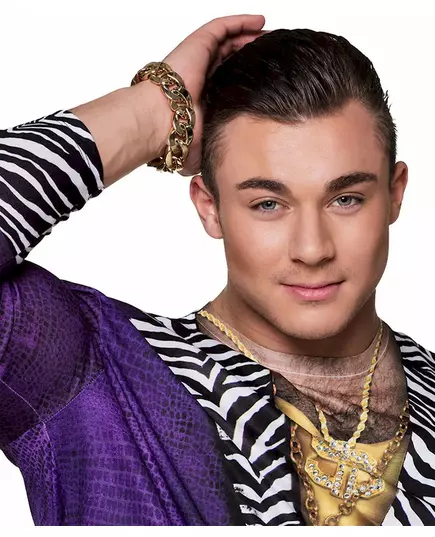 Zlatý bling bling náramek pro dospělé