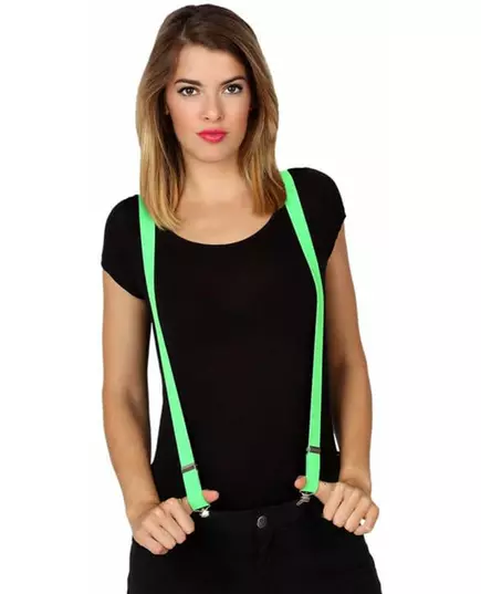 Fluorescenčně zelené šle pro dospělé
